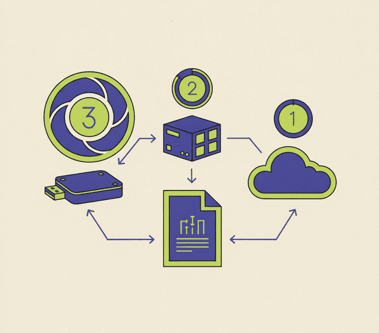How to Back Up Your Data the Right Way (The 3-2-1 Rule)