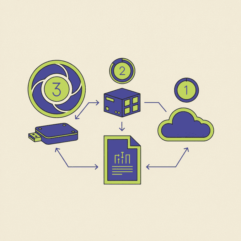 How to Back Up Your Data the Right Way (The 3-2-1 Rule)